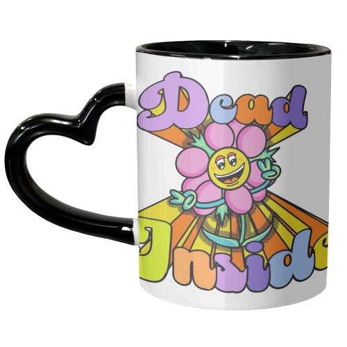 Dead Inside - unique mug by Wallace Elizabeth