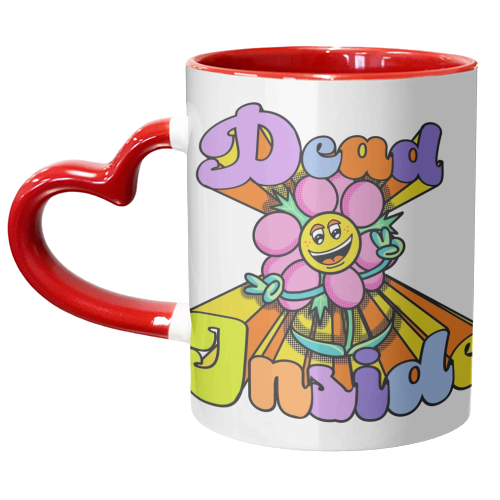 Dead Inside - unique mug by Wallace Elizabeth