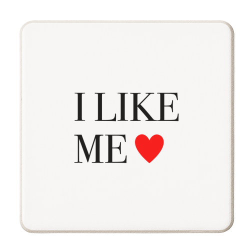 Deadpool Wolverine Inspired I Like Me Mug - personalised beer coaster by Kind of Simple Designs