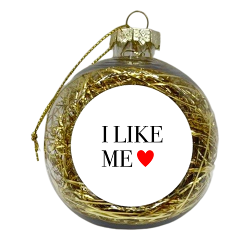 Deadpool Wolverine Inspired I Like Me Mug - xmas bauble by Kind of Simple Designs