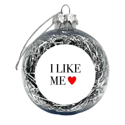 Deadpool Wolverine Inspired I Like Me Mug - xmas bauble by Kind of Simple Designs