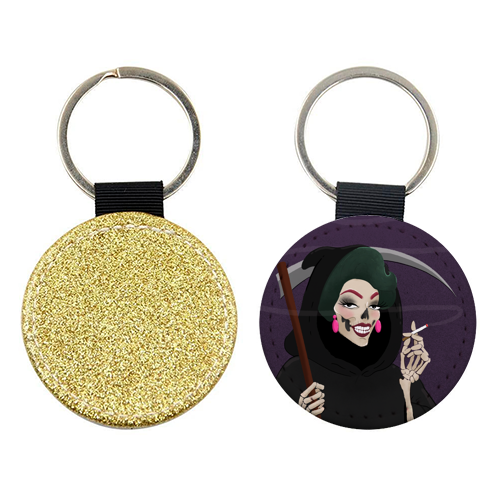 Death in Drag - keyring by The Queer Store
