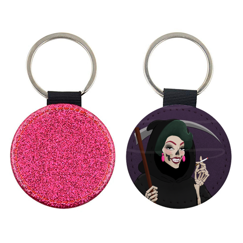 Death in Drag - keyring by The Queer Store