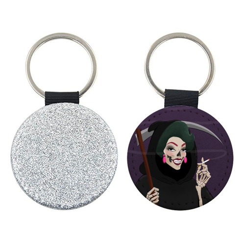 Death in Drag - keyring by The Queer Store