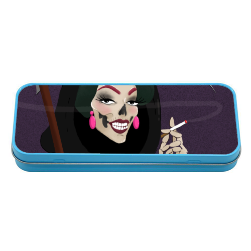 Death in Drag - tin pencil case by The Queer Store