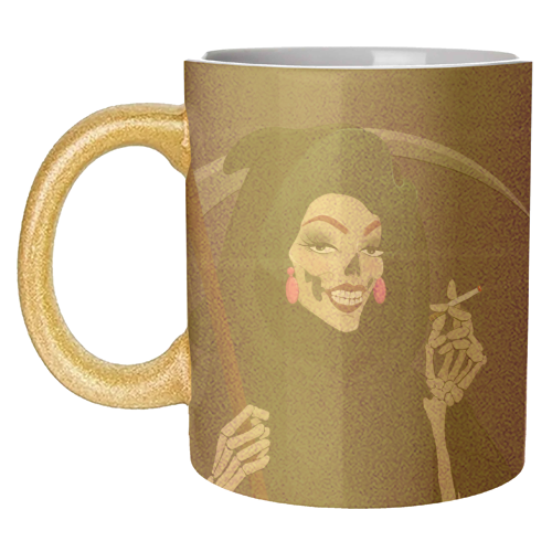 Death in Drag - unique mug by The Queer Store