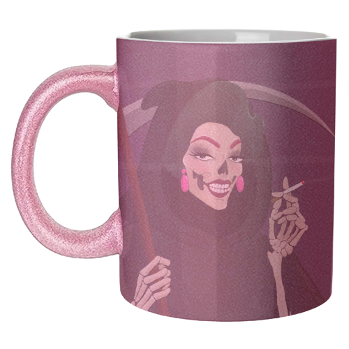 Death in Drag - unique mug by The Queer Store
