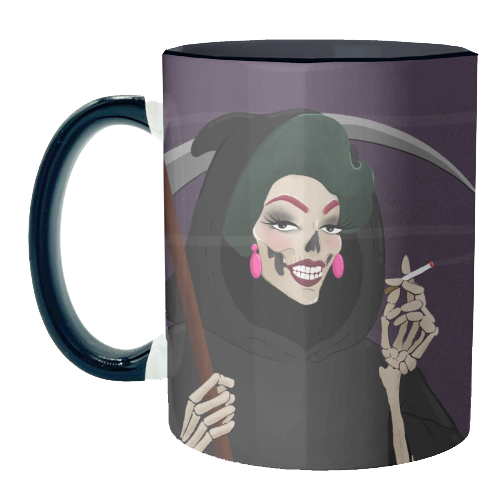 Death in Drag - unique mug by The Queer Store