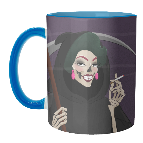 Death in Drag - unique mug by The Queer Store