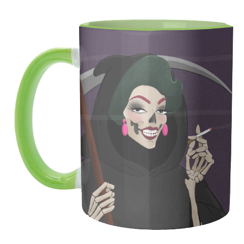 Death in Drag - unique mug by The Queer Store