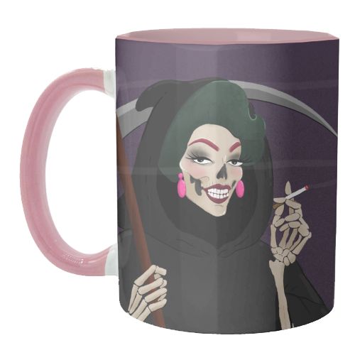 Death in Drag - unique mug by The Queer Store