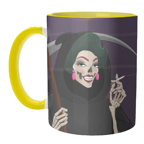 Death in Drag - unique mug by The Queer Store