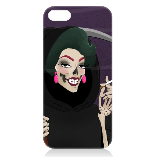Death in Drag - unique phone case by The Queer Store
