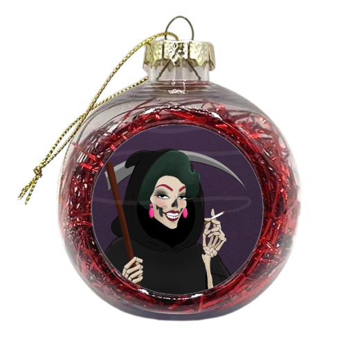 Death in Drag - xmas bauble by The Queer Store