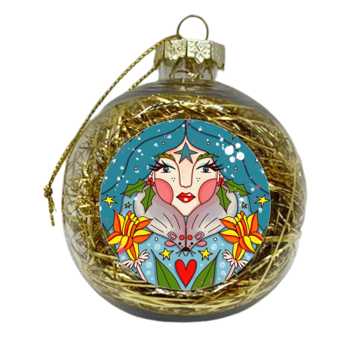 DECEMBER'S CHILD - xmas bauble by Nichola Cowdery