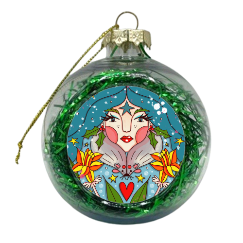DECEMBER'S CHILD - xmas bauble by Nichola Cowdery