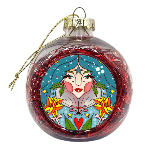 DECEMBER'S CHILD - xmas bauble by Nichola Cowdery