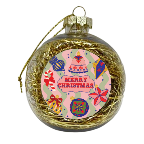 Deck The Halls - xmas bauble by Luxe and Loco