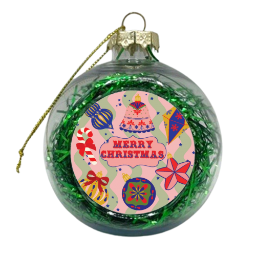 Deck The Halls - xmas bauble by Luxe and Loco