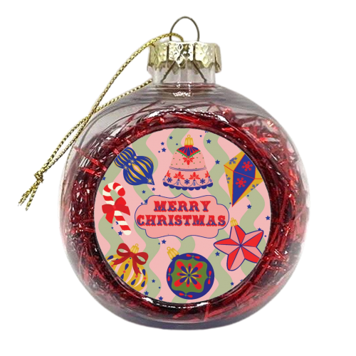 Deck The Halls - xmas bauble by Luxe and Loco