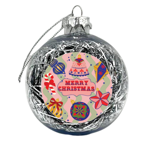 Deck The Halls - xmas bauble by Luxe and Loco
