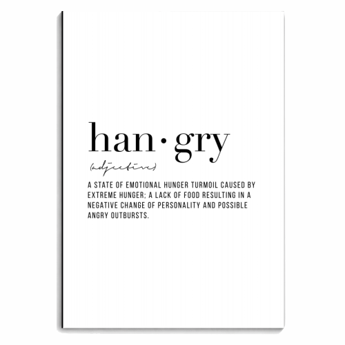 Definition Hangry - personalised A4, A5, A6 notebook by Toni Scott