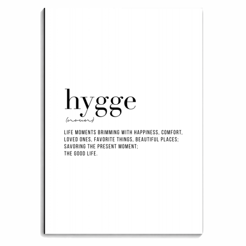 Definition Hygge - personalised A4, A5, A6 notebook by Toni Scott
