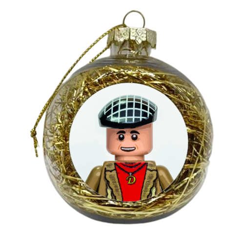 Del Boy Portrait - xmas bauble by David Bond