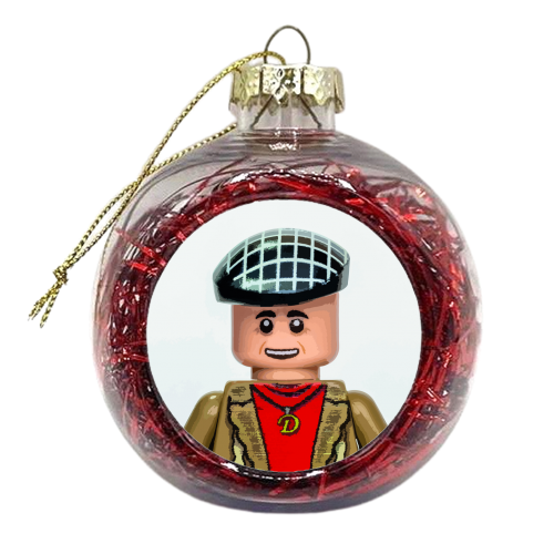 Del Boy Portrait - xmas bauble by David Bond