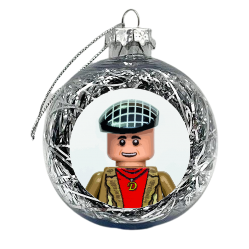 Del Boy Portrait - xmas bauble by David Bond