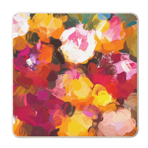 Delicious Floral - personalised beer coaster by Uma Prabhakar Gokhale