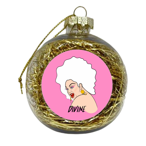 Deliciously Divine - xmas bauble by Adam Regester
