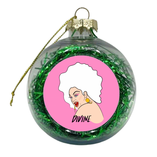 Deliciously Divine - xmas bauble by Adam Regester