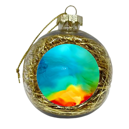 Depth - xmas bauble by karen horn