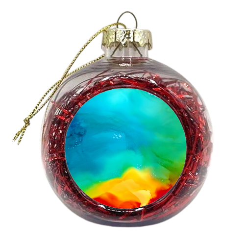 Depth - xmas bauble by karen horn