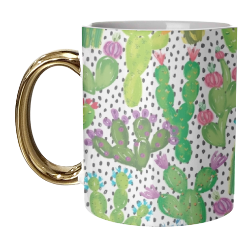 Desert Cactus - unique mug by Colour Pop Prints