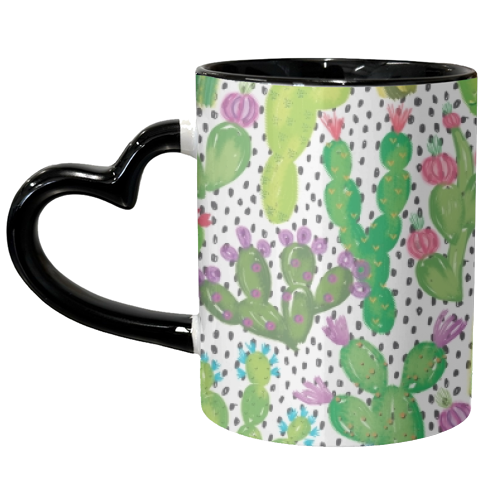Desert Cactus - unique mug by Colour Pop Prints