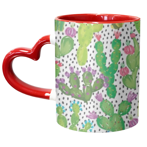 Desert Cactus - unique mug by Colour Pop Prints