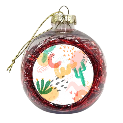 Desert Dreams - xmas bauble by Nicola Scott
