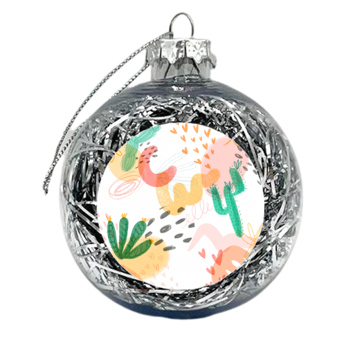 Desert Dreams - xmas bauble by Nicola Scott