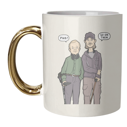 Detectorists - unique mug by Carl Batterbee