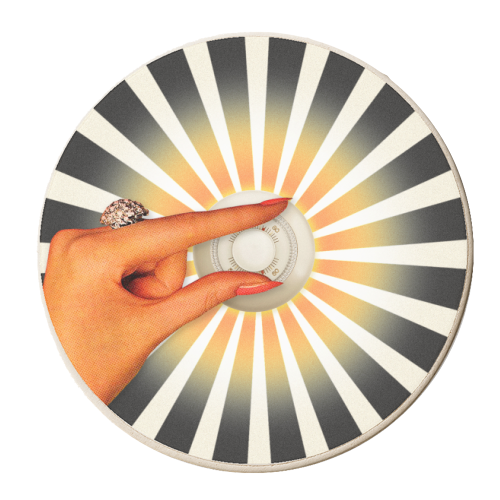 Dial It Up - personalised beer coaster by OhMC! Designs