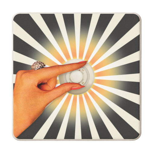 Dial It Up - personalised beer coaster by OhMC! Designs