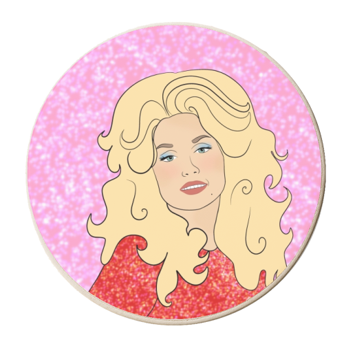 Diamond Dolly - personalised beer coaster by Eloise
