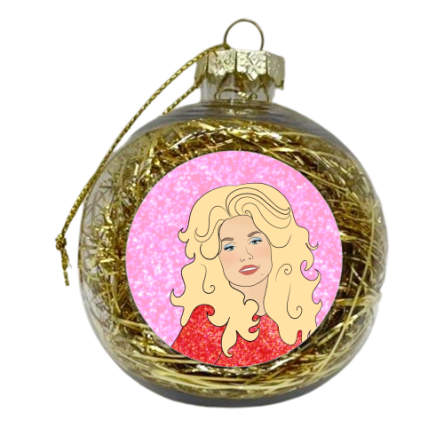 Diamond Dolly - xmas bauble by Eloise