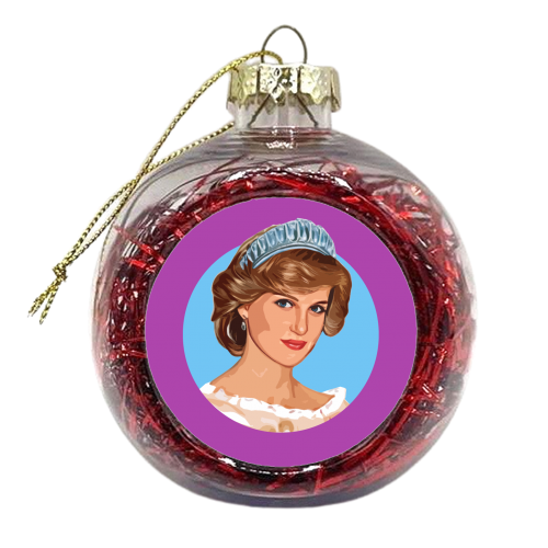 DIANA - xmas bauble by DOLLY WOLFE