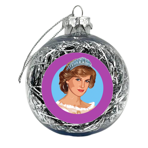 DIANA - xmas bauble by DOLLY WOLFE
