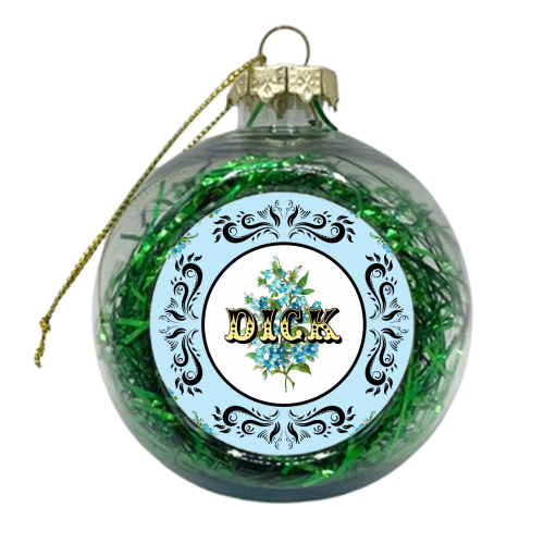 DICK - xmas bauble by Wallace Elizabeth