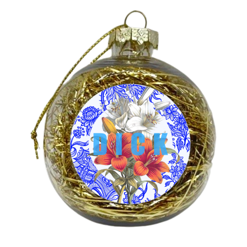 Dick - xmas bauble by Eloise