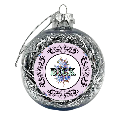 DICK - xmas bauble by Wallace Elizabeth